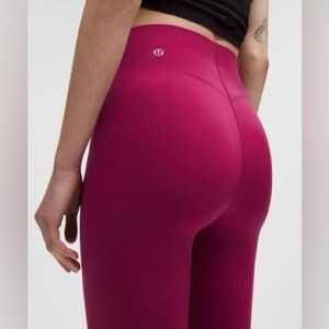 Lululemon Magenta Glow Up Super High Rise Tight 25” Size 10